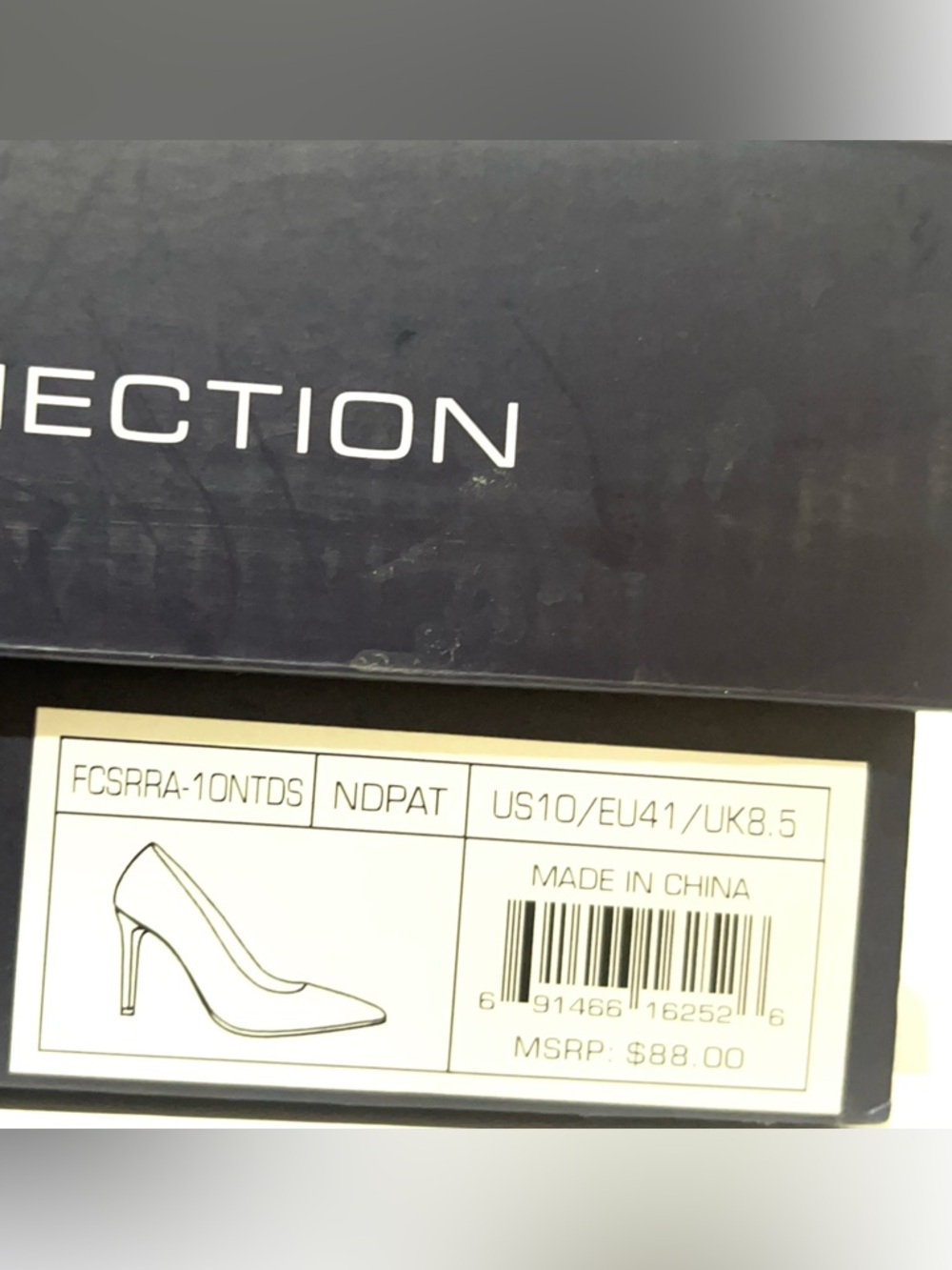 French Connection Classic Nude Patent Pointed-Toe High Heels - Women's Pumps - Picture 7 of 8
